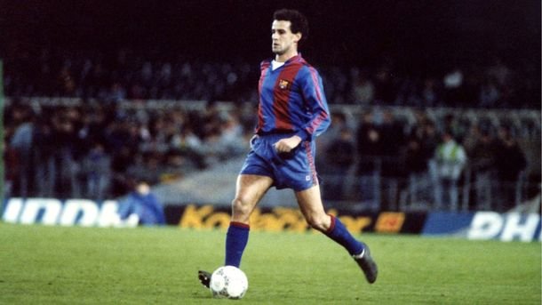 El exdefensor recaló en 1982 en el Barcelona. 