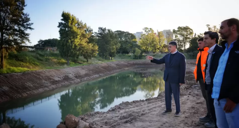 El Reservorio que frena las inundaciones y puede retener el agua de 40 piletas olímpicas