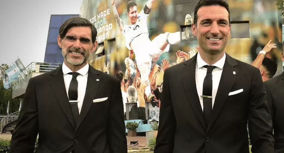 Scaloni y Ayala la rompieron otra vez como actores en un nuevo comercial para el Mundial
