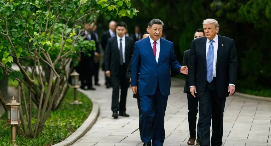 Trumo se retira de China con muchas fotos pero pocas victorias que celebrar