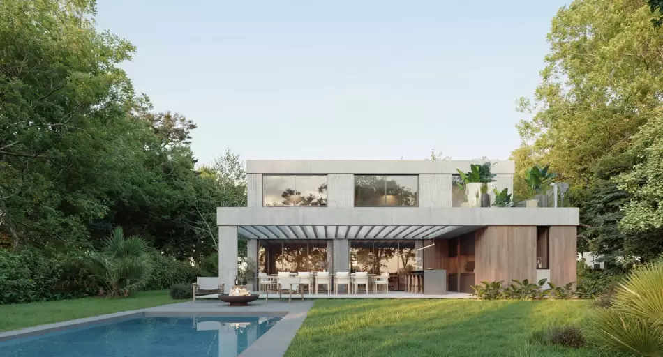Aluen, el barrio privado en Ezeiza que construye casas en 6 meses con financiación a 15 años