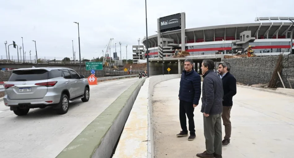 Habilitaron el nuevo Puente Labruna: cambia para siempre el tránsito para más de 350 mil personas en Núñez