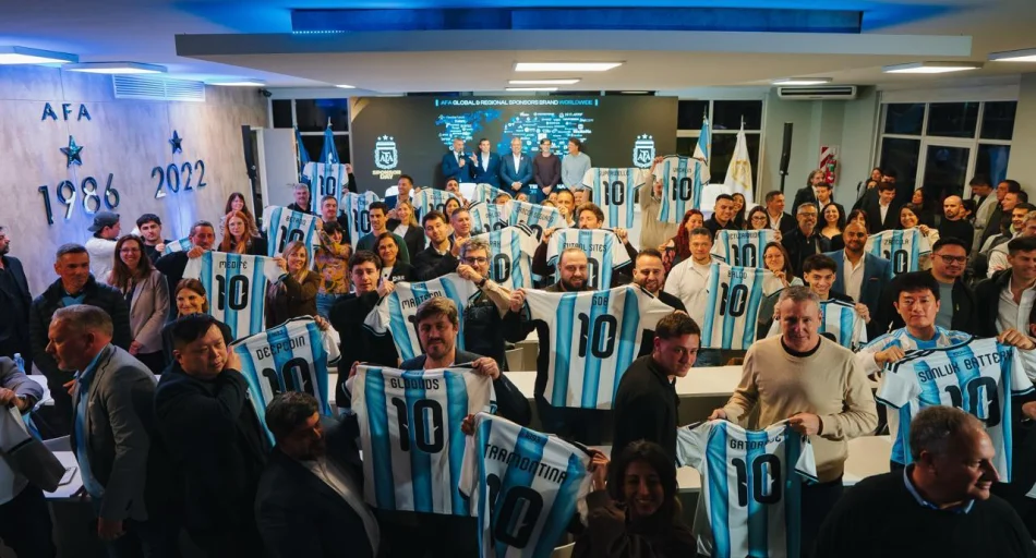 La AFA celebró junto a sus sponsors una expansión global sin precedentes