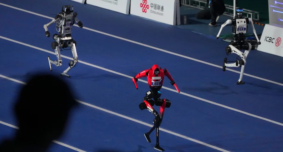 Un robot chino corrió los 100 metros más rápido que Usain Bolt