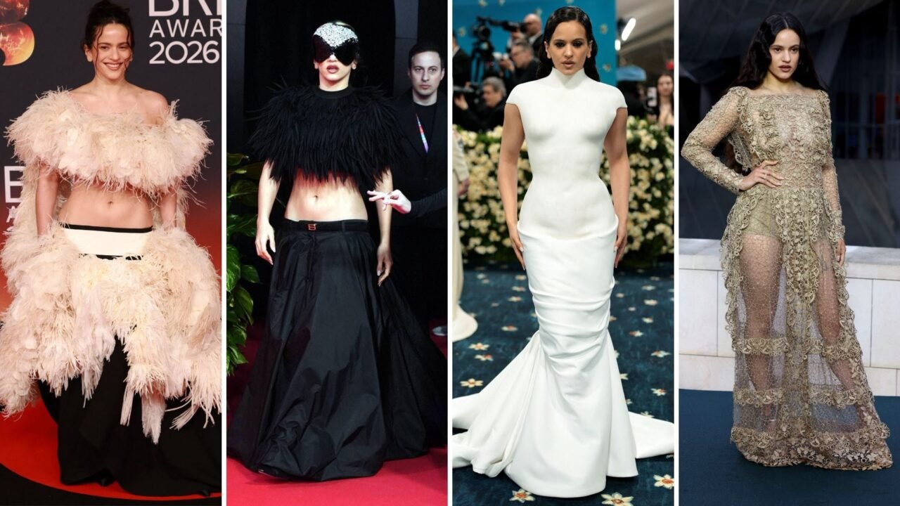 De las uñas XL al minimalismo gótico: las claves de moda que convirtieron a Rosalía en un ícono