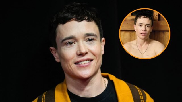 Elliot Page muestra su torso al descubierto en una íntima sesión de fotos
