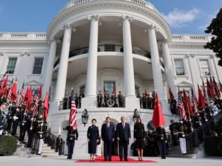 En fotos: así fue la recepción de Xi Jinping en la Casa Blanca