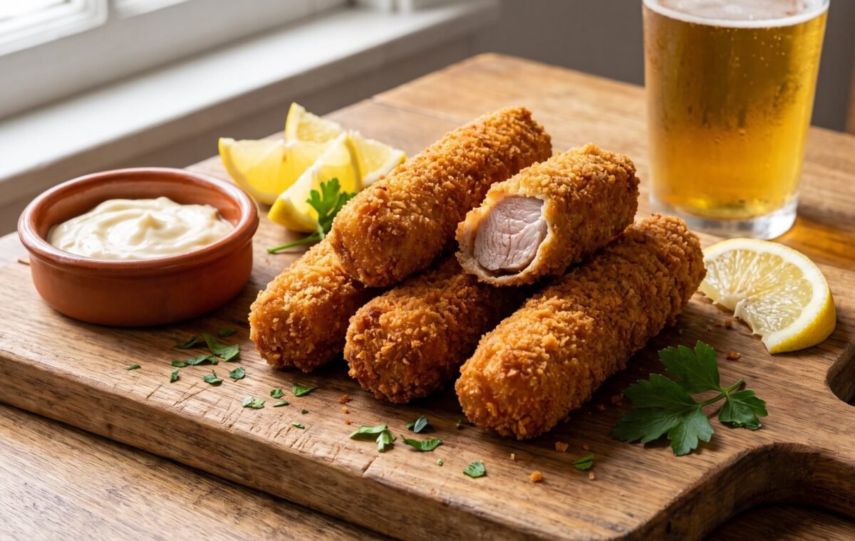 Receta de bastones fritos de bondiola, rápida y fácil