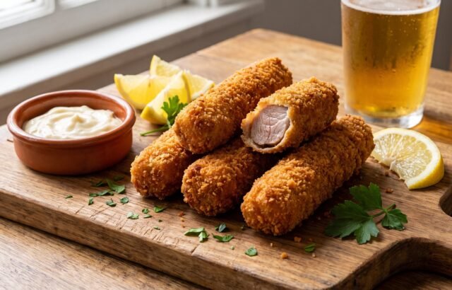 Receta de bastones fritos de bondiola, rápida y fácil