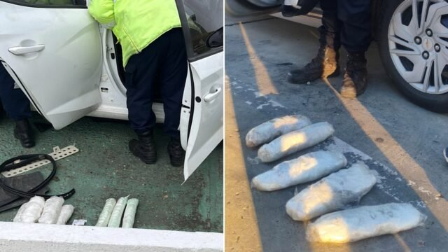 Encontraron éxtasis valuado en más de 2 millones de dólares dentro de tres autos provenientes de Brasil