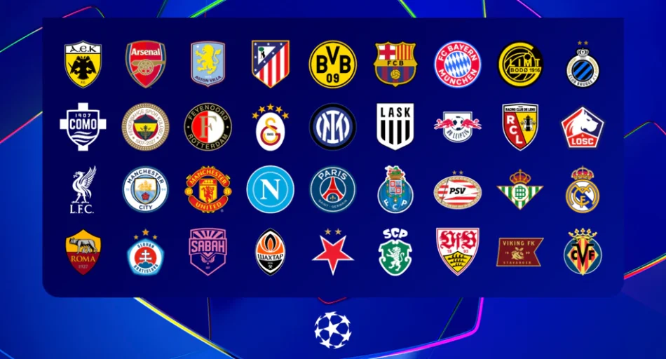 Las marcas que se reparten el negocio de vestir a los 36 equipos de la Champions League 2026/27
