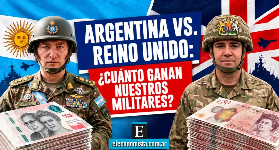 Sueldos militares: el abismo entre Argentina y el Reino Unido