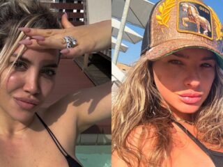La coincidencia de estilo entre Wanda Nara y la China Suárez que reavivó la polémica: “¿Quién copia a quién?"