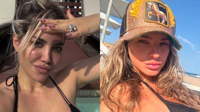 La coincidencia de estilo entre Wanda Nara y la China Suárez que reavivó la polémica: “¿Quién copia a quién?"