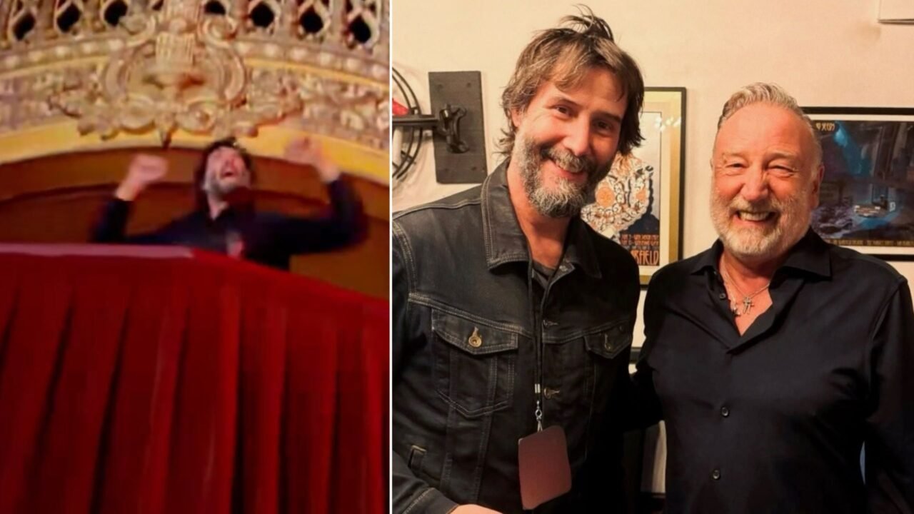 Keanu Reeves, gran admirador de Joy Division, sorprende en concierto de Peter Hook & The Light