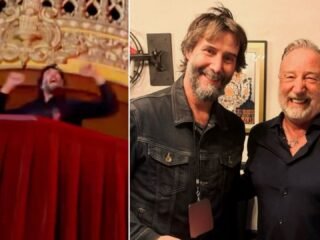Keanu Reeves, gran admirador de Joy Division, sorprende en concierto de Peter Hook & The Light