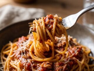 Receta de spaguetti con atún, rápida y fácil