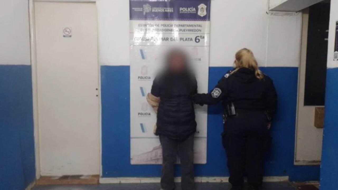 Detuvieron a una mujer que agredió a su pareja tras una fuerte discusión en Mar del Plata
