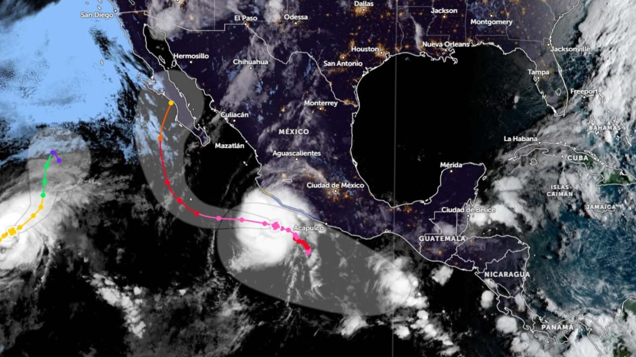 Trayectoria del huracán Polo hoy: el coloso avanza en categoría 5 y se dirige al sur de California