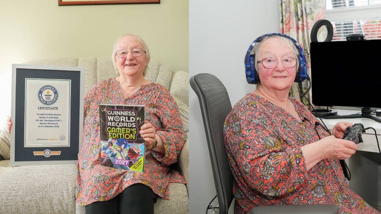 Tiene 78 años, empezó a jugar videojuegos de battle royale tras ver a su nieto y casi una década más tarde se convirtió en un récord Guinness