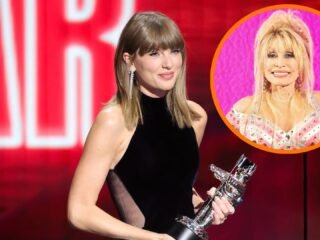 Taylor Swift dedicó su premio en los MTV VMAs a Dolly Parton: “Es la máxima diva del espectáculo”
