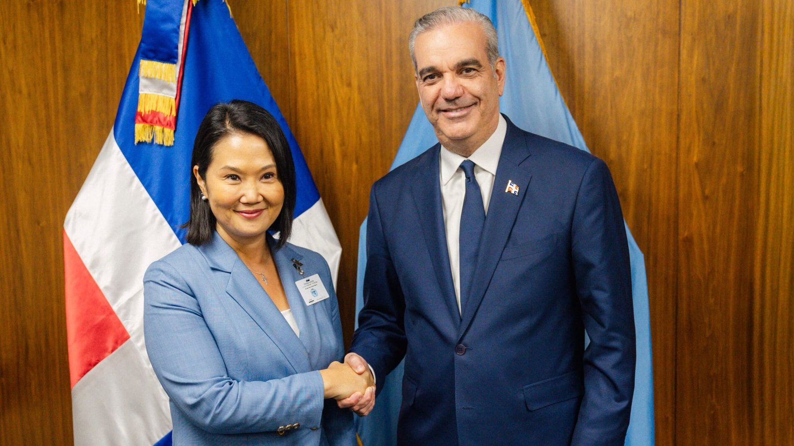 “Nos vemos pronto allá”: Abinader y Fujimori acuerdan reimpulsar los lazos entre República Dominicana y Perú