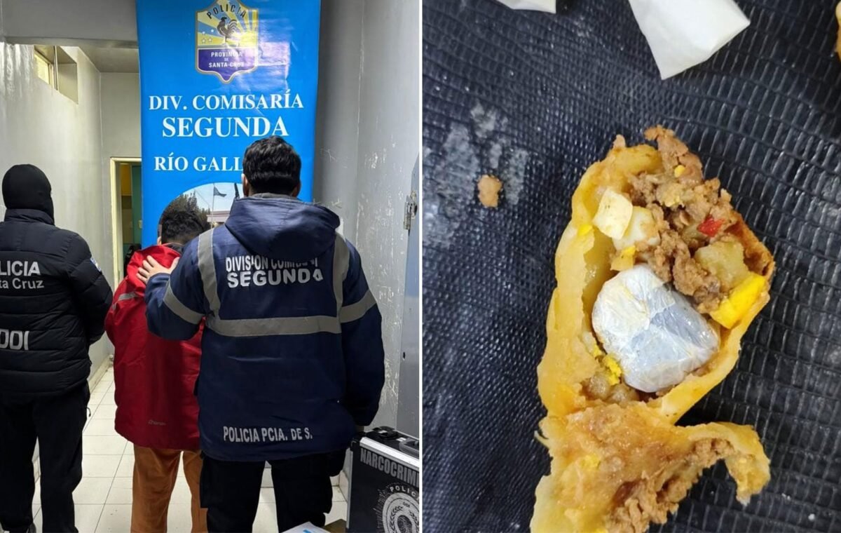 Fue con su hijo de 5 años a llevar alimentos a un preso: encontraron cocaína y marihuana en 11 empanadas