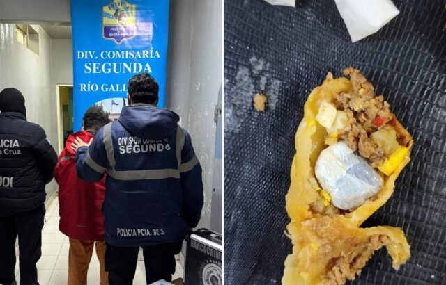Fue con su hijo de 5 años a llevar alimentos a un preso: encontraron cocaína y marihuana en 11 empanadas