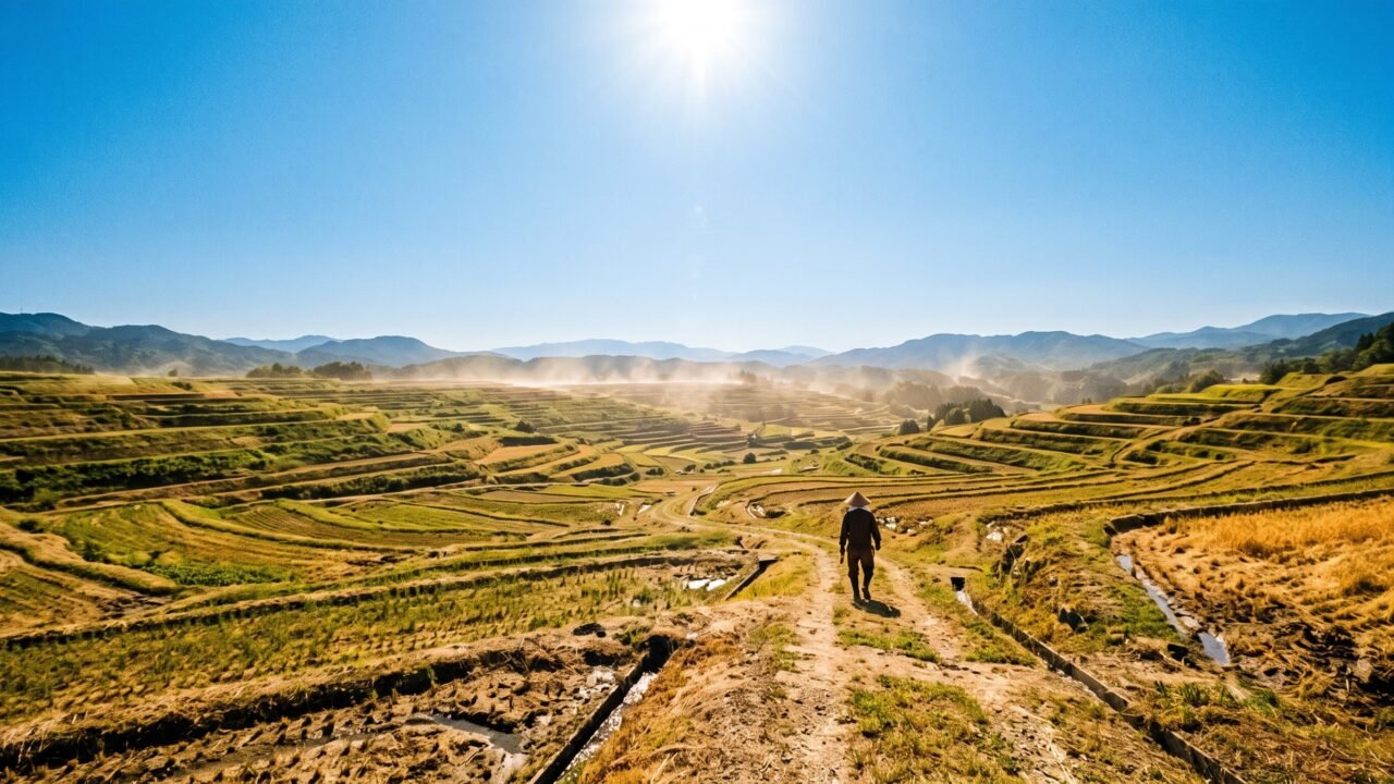 El calor amenaza la producción de arroz en Japón y puso en alerta a los científicos, que ya buscan una solución