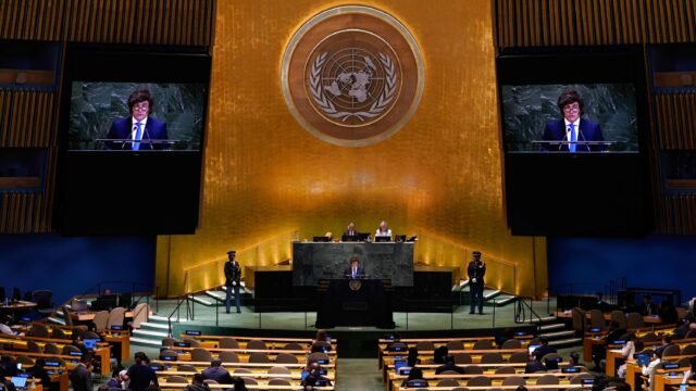 A qué hora habla Javier Milei en la ONU hoy, con un mensaje por Malvinas