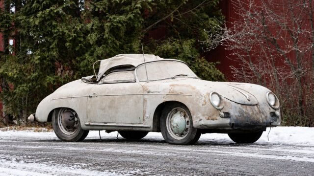 Se fabricó en 1955 y estuvo abandonado por 50 años: la historia del Porsche que se vendió por una suma millonaria
