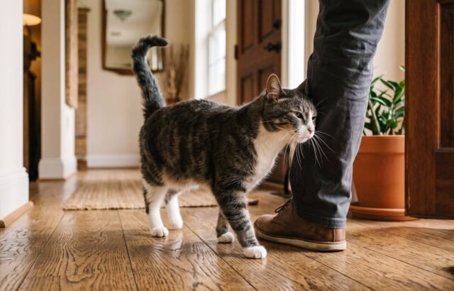 Por qué los gatos maúllan distinto según quién regresa a la casa, según un estudio