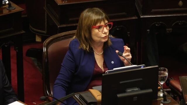 Senado: Bullrich empuja una sesión para sancionar mañana la reforma del BCRA y la ley de zonas frías