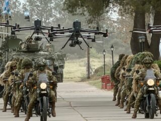 DEF en la brigada más poderosa y moderna del Ejército Argentino: Stryker, drones y soldados en La Pampa