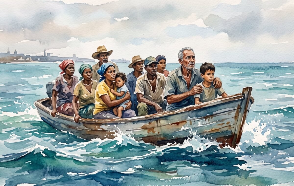 Oficina de Aduanas de EE.UU. intercepta una lancha con 22 migrantes cerca de Key Largo y detiene a un cubano