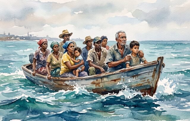 Oficina de Aduanas de EE.UU. intercepta una lancha con 22 migrantes cerca de Key Largo y detiene a un cubano