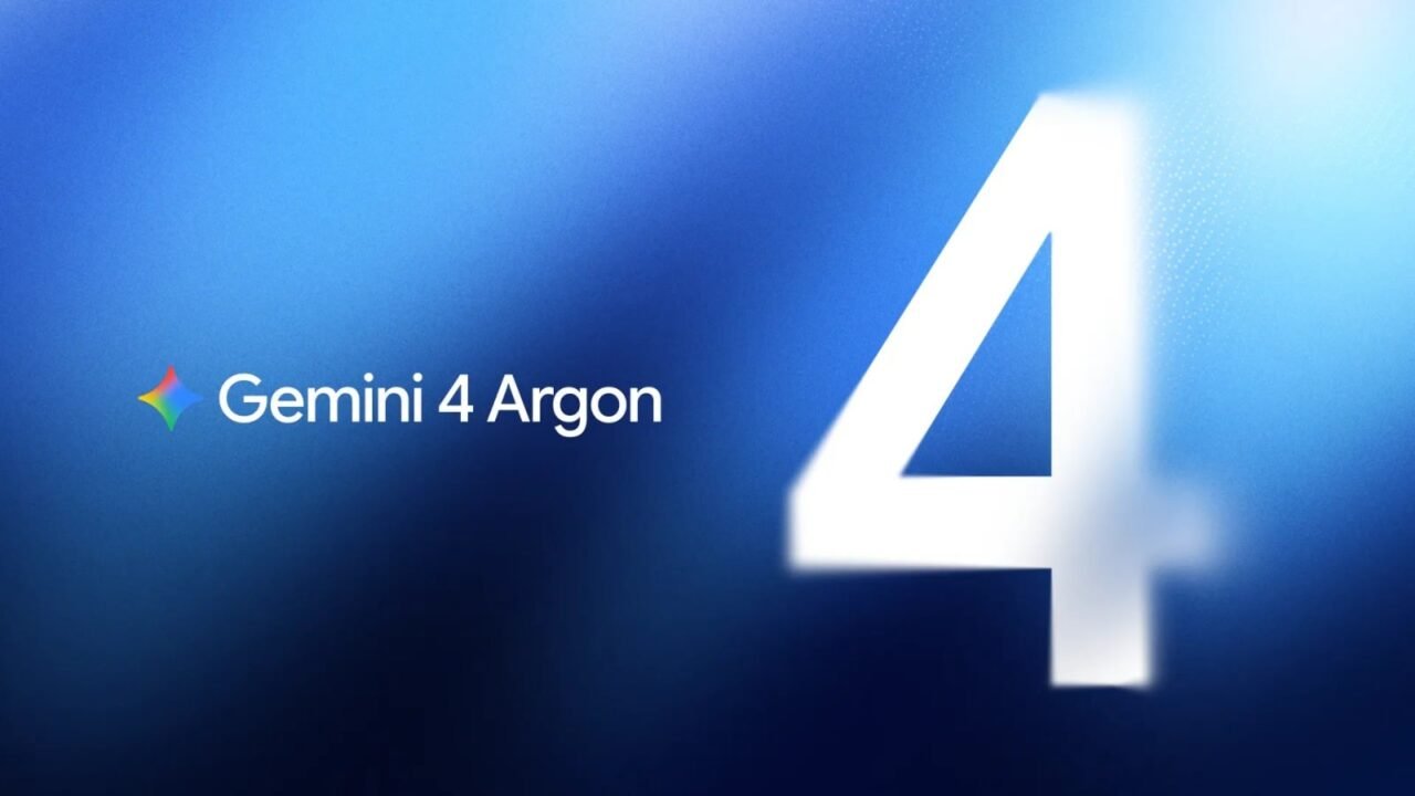 Google presenta Gemini 4 Argon, su modelo de IA más potente hasta la fecha