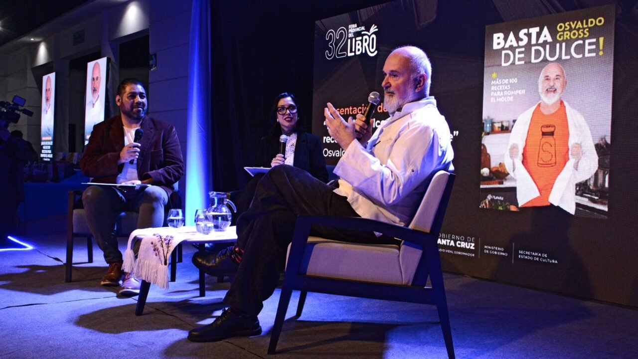 Osvaldo Gross presentó su primer libro dedicado a la pastelería salada
