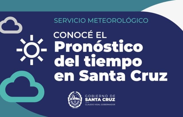 Conocé como estará el clima en Santa Cruz para los próximos días