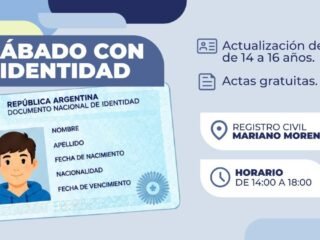 En sábado y sin turno: el Registro Civil facilita la atención para adolescentes