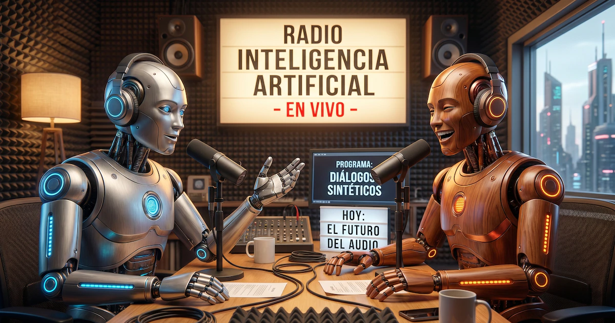 Una radio de Los Ángeles tiene a una IA como copresentadora y su audiencia joven creció 84,9%