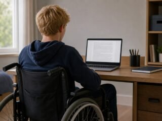 Adolescente con parálisis aprueba exámenes finales de secundaria gracias a tecnología de seguimiento ocular