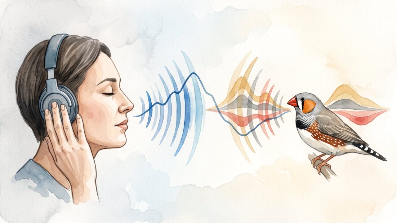 Un estudio reveló por qué las personas y las aves interpretan de forma distinta un mismo sonido