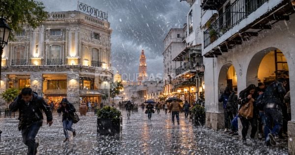 Alerta por tormentas en Salta: las zonas donde podría caer granizo esta noche
