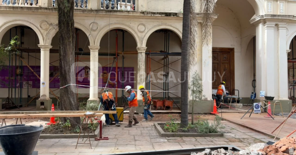Avanzan las reparaciones en la Catedral de Jujuy y todavía no hay fecha de finalización