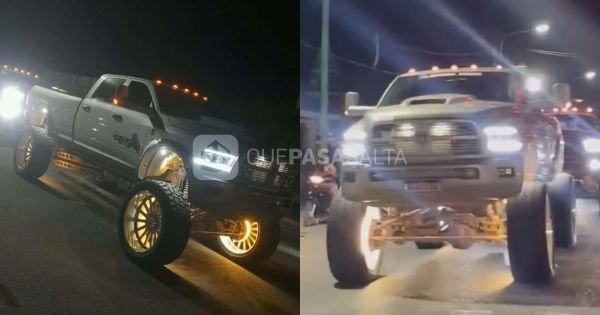 Furor en las rutas salteñas: el tremendo paso de las camionetas »monstruo» de Brasil