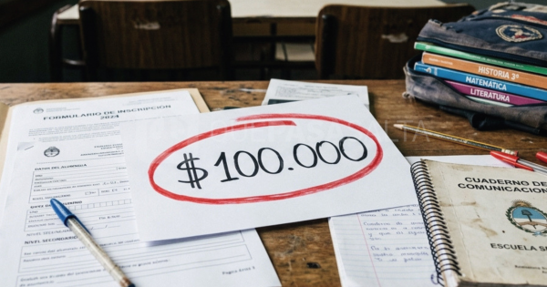 Polémica en Salta: un colegio exige $100.000 para anotar a los ingresantes de primer año