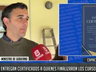 Jarsún tras entregar certificados: «Hay que buscar la manera de subsistir»