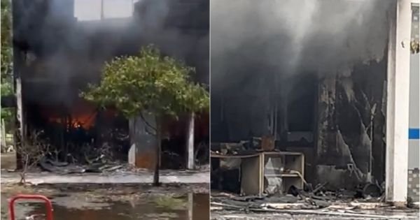 Más de 12 horas de fuego: sigue ardiendo el depósito de ARCA en Orán