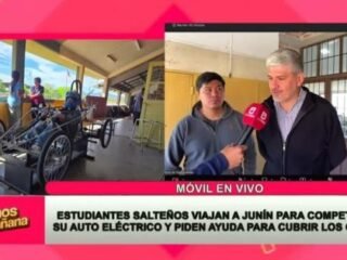 De B° San Remo a una carrera nacional: alumnos salteños construyeron un auto eléctrico